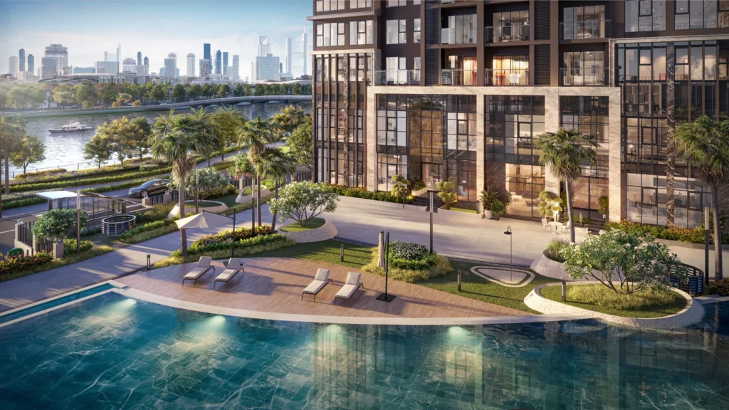 Phối cảnh hồ bơi Lumina The Privé